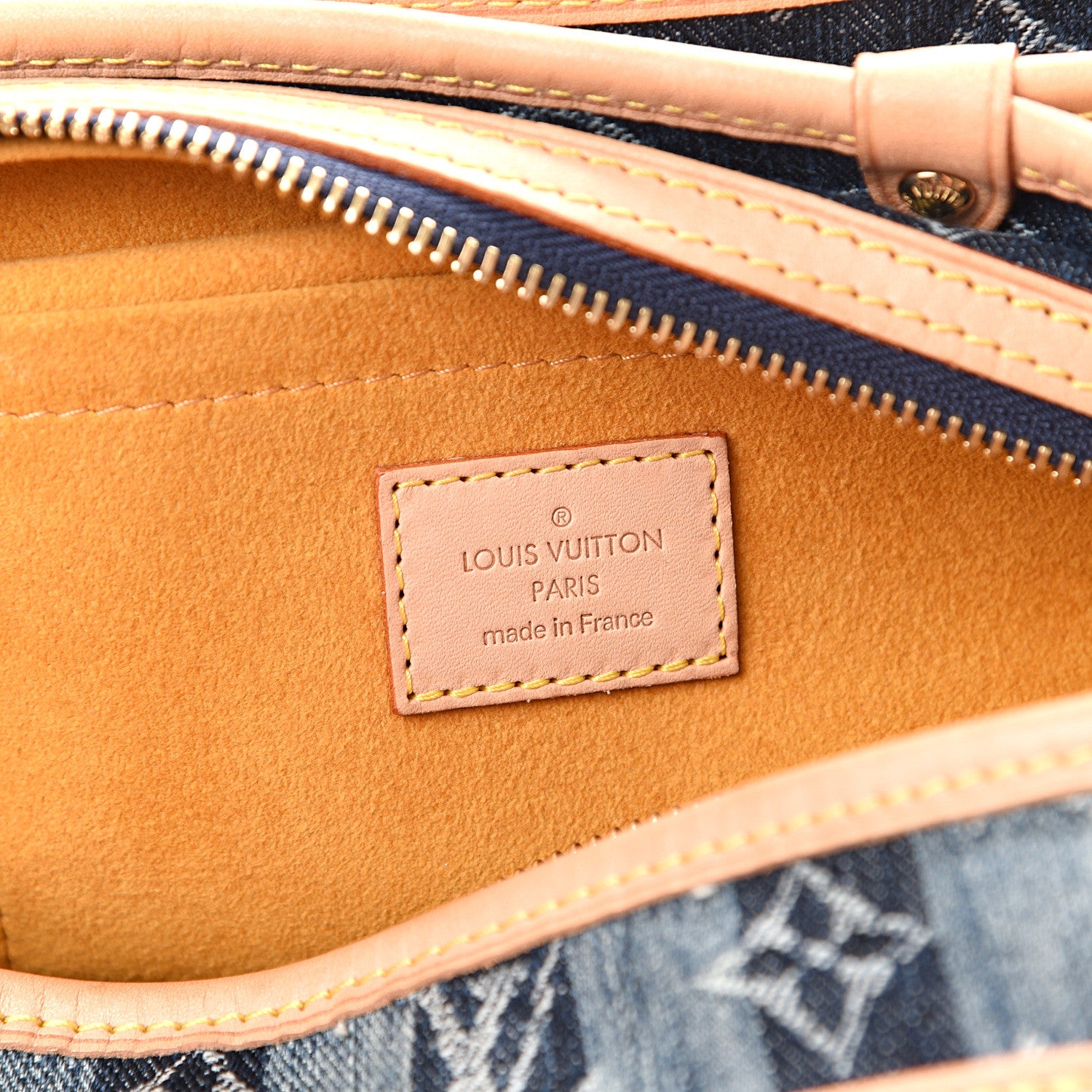 Louis Vuitton Denim Raye Porte Epaule MM 5 of 12