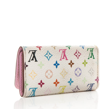 Louis Vuitton Monogram Multicolor Multicles 4 Key Holder White Litchi 3 of 8