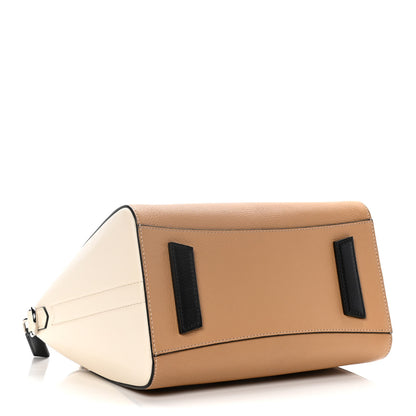 Givenchy Sugar Goatskin Small Tri-Color Antigona Light Brown Beige Black 4 of 9