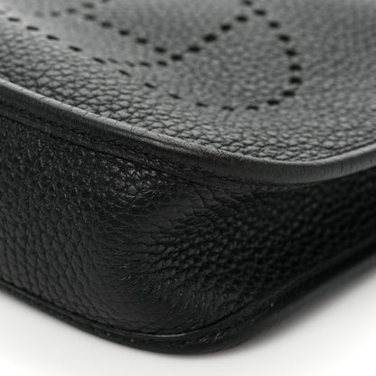 Hermes Taurillon Clemence Evelyne TPM Black 7 of 8