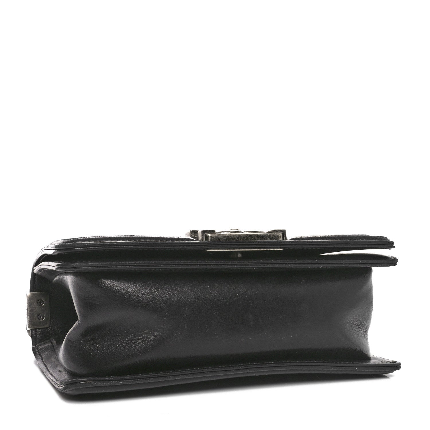 Chanel Galuchat Stingray Small Boy Flap Black Silver 4 of 12