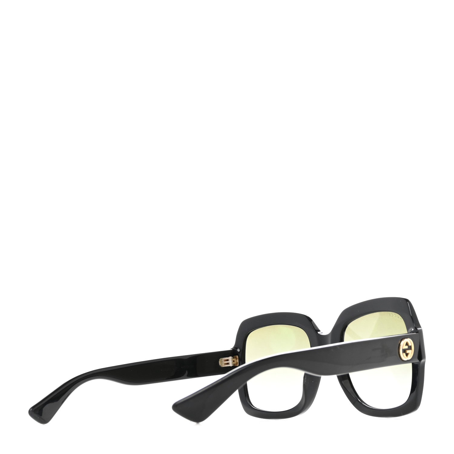 Gucci Oversized Square GG0036S Sunglasses Black 4 of 8