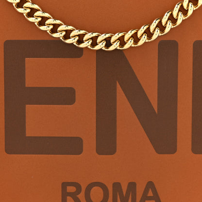 Fendi Vitello King Tamponato Logo Embossed Medium Wallet On Chain Cuoio 9 of 13