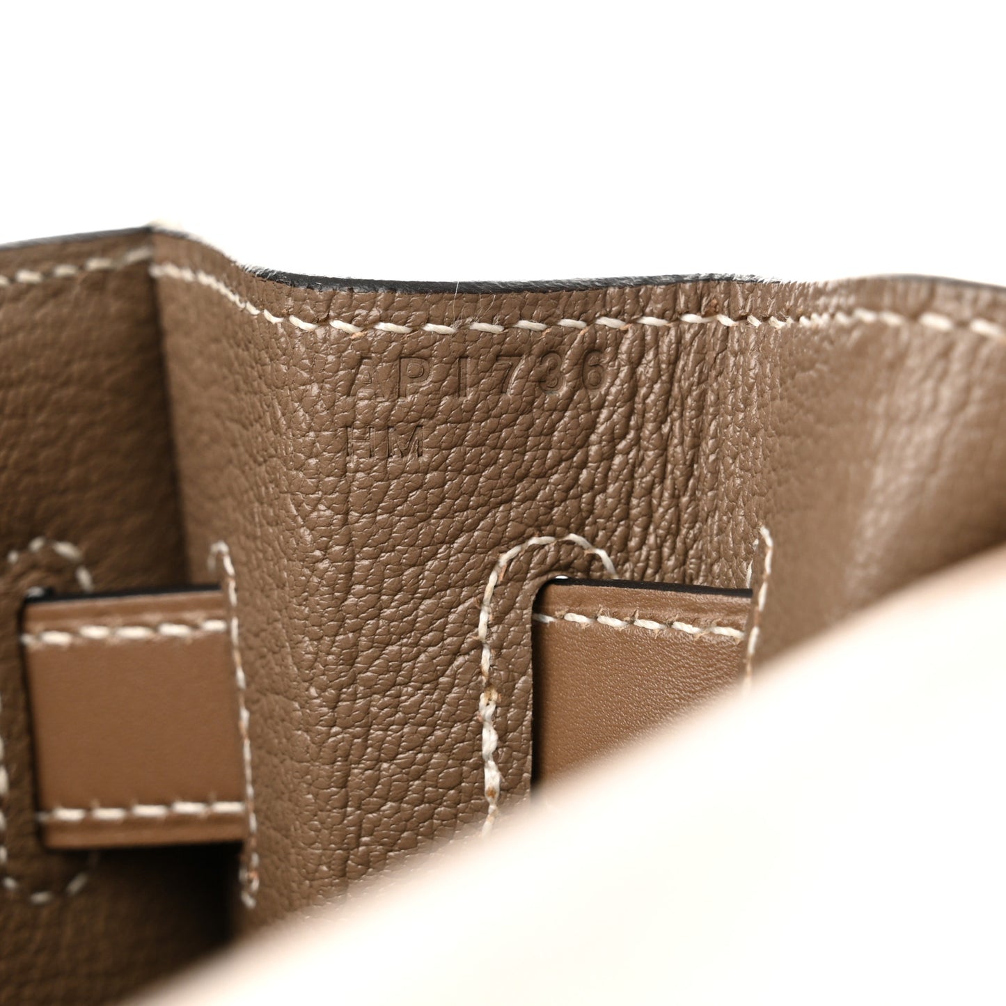 Tadelakt Sellier Kelly 32 Etoupe