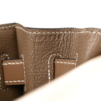 Hermes Tadelakt Sellier Kelly 32 Etoupe 7 of 14