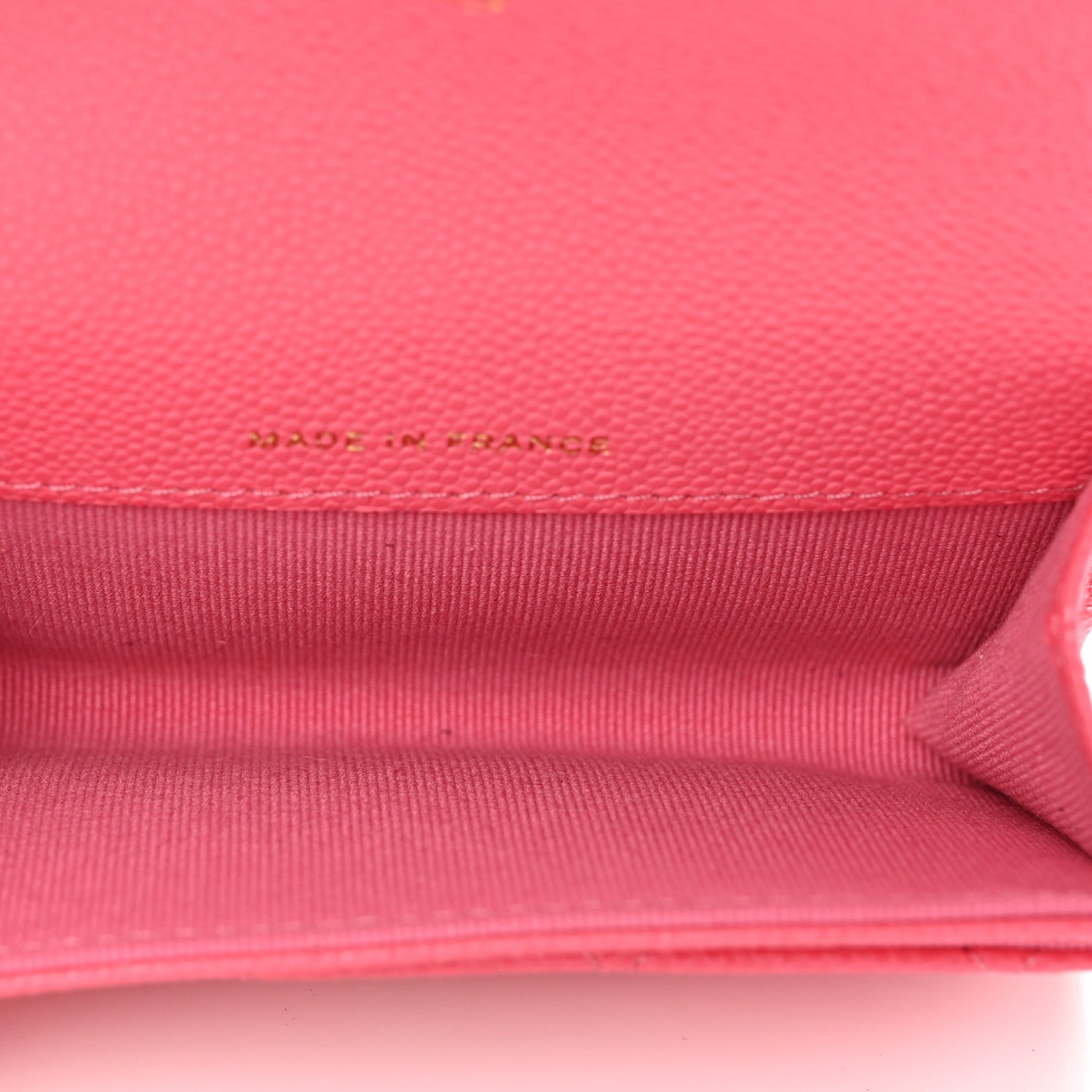 Chanel Caviar Quilted Flap Card Holder Wallet Pink 5 of 8