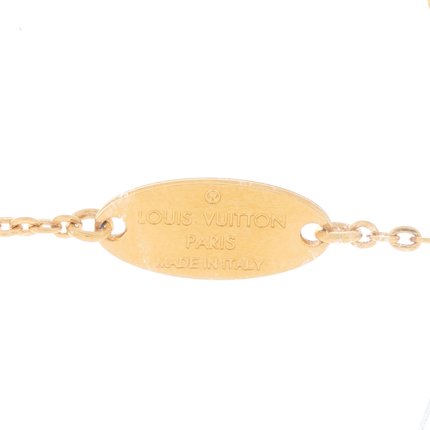 Nanogram Name Tag Necklace Gold
