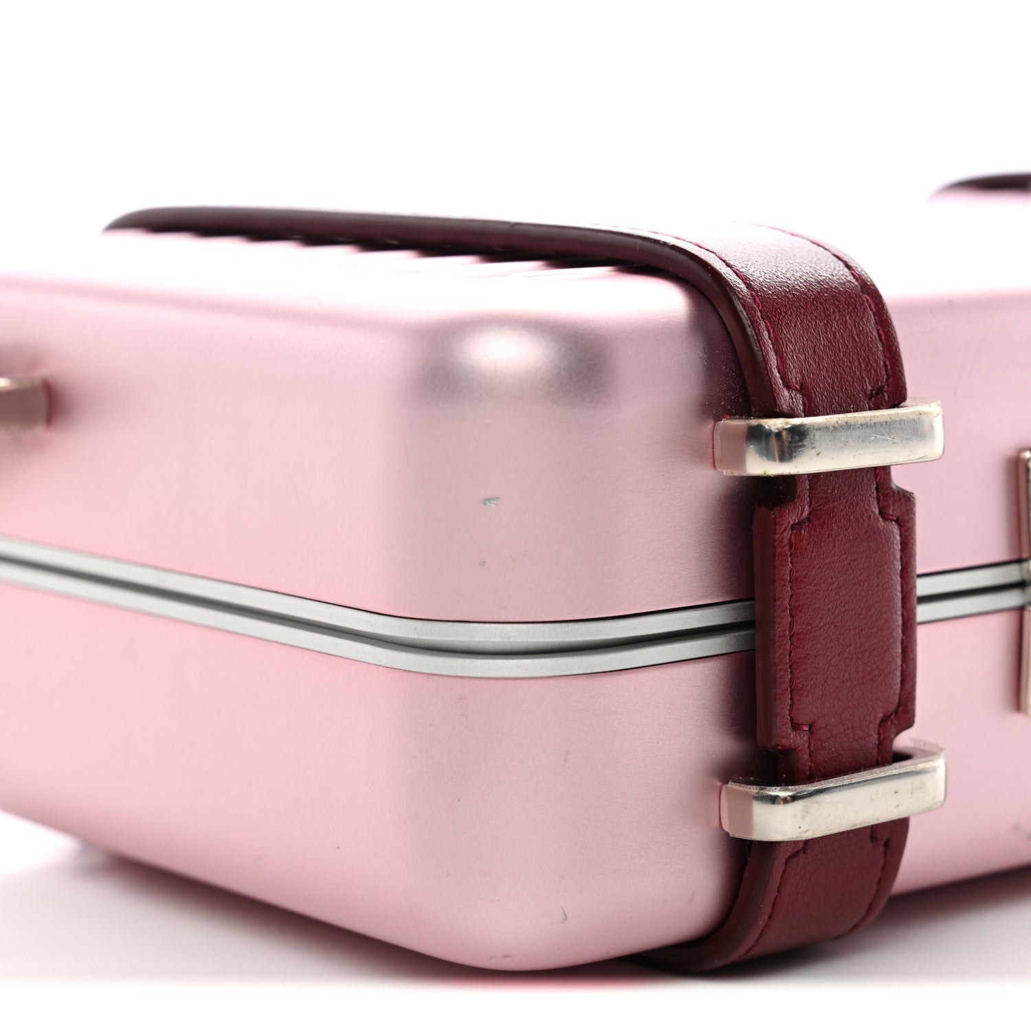 Christian Dior X RIMOWA Aluminum Personal Clutch On Strap Rose 8 of 10