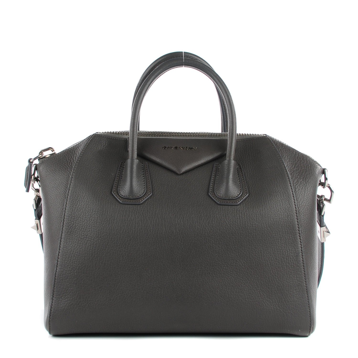 Givenchy Sugar Goatskin Medium Antigona Grey 1 of 9