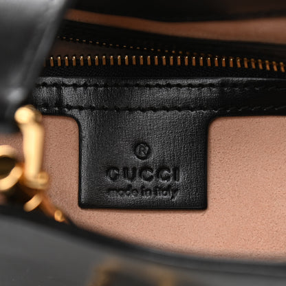 Gucci Boarded Dyana Lux Calfskin Small Jackie 1961 Hobo Black 6 of 10