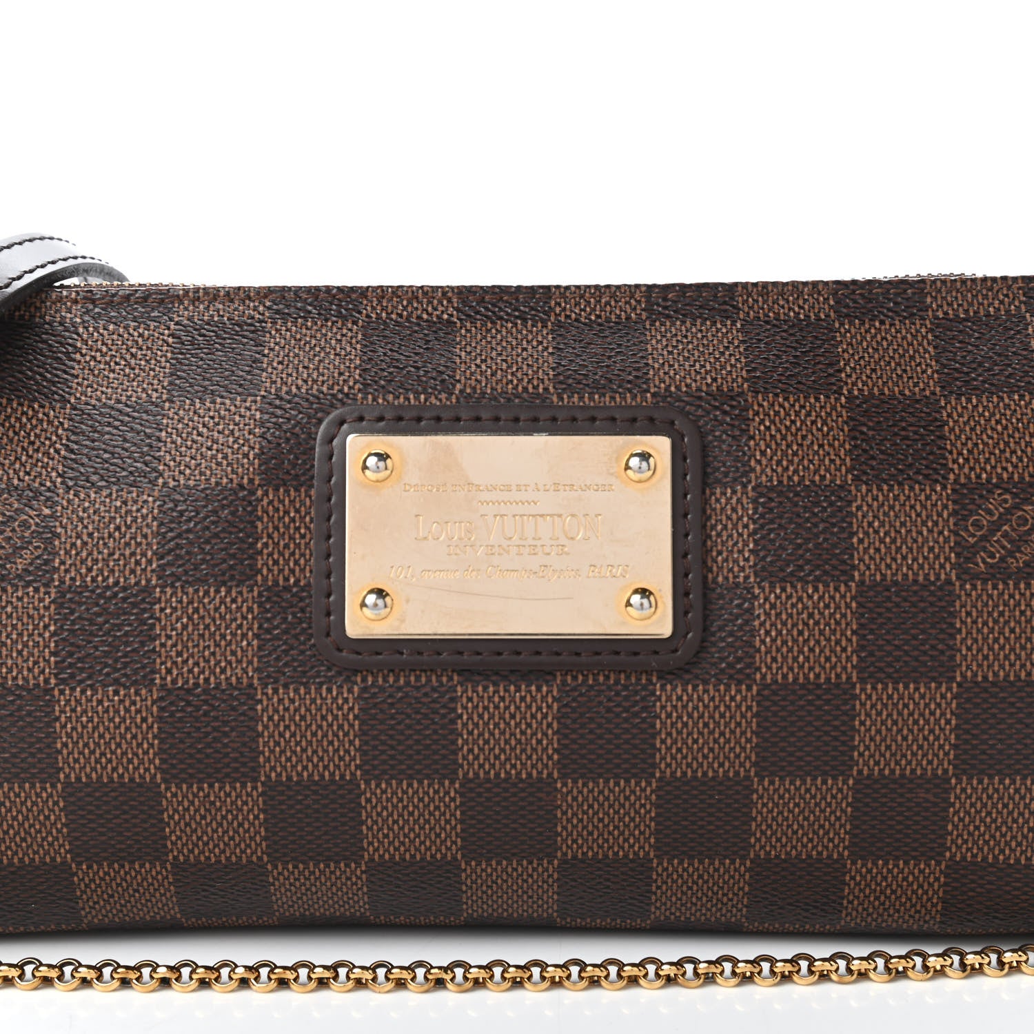 Louis Vuitton Damier Ebene Eva Clutch 10 of 11