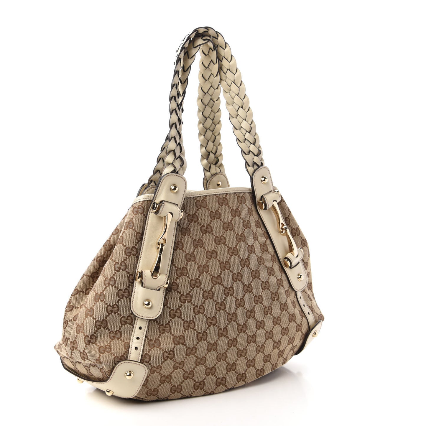 Monogram Small Pelham Shoulder Bag Off White