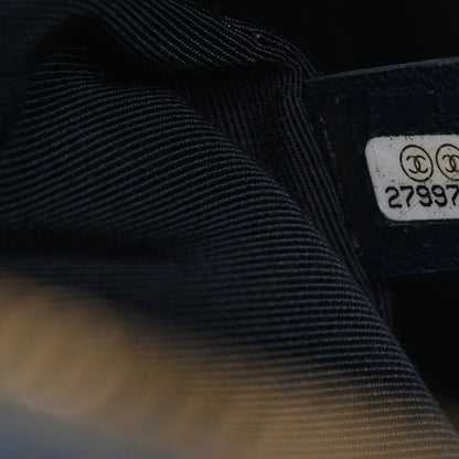 Chanel Tweed Front Pocket Backpack Navy 7 of 8