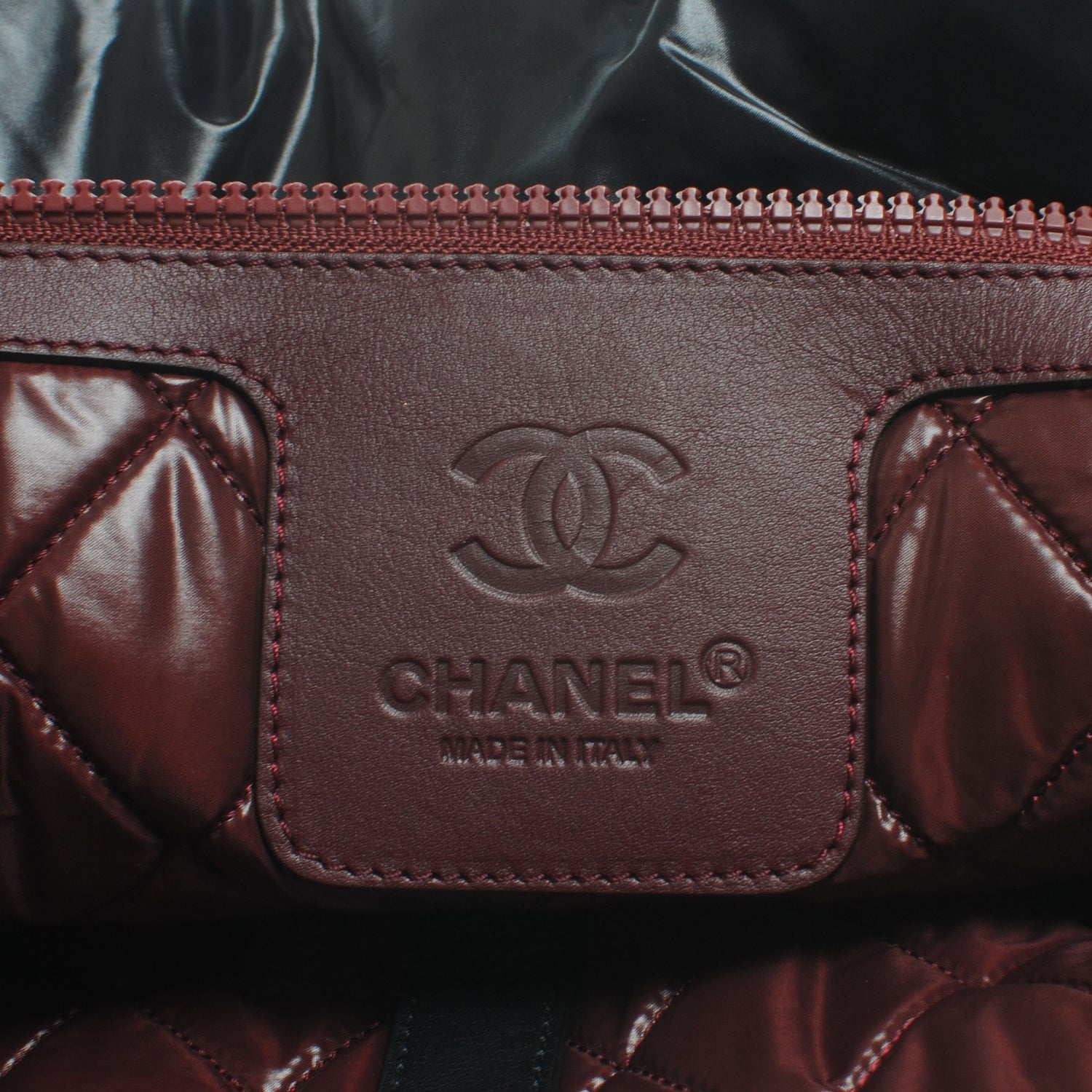 Chanel Nylon Coco Cocoon Medium Reversible Tote Black 6 of 7