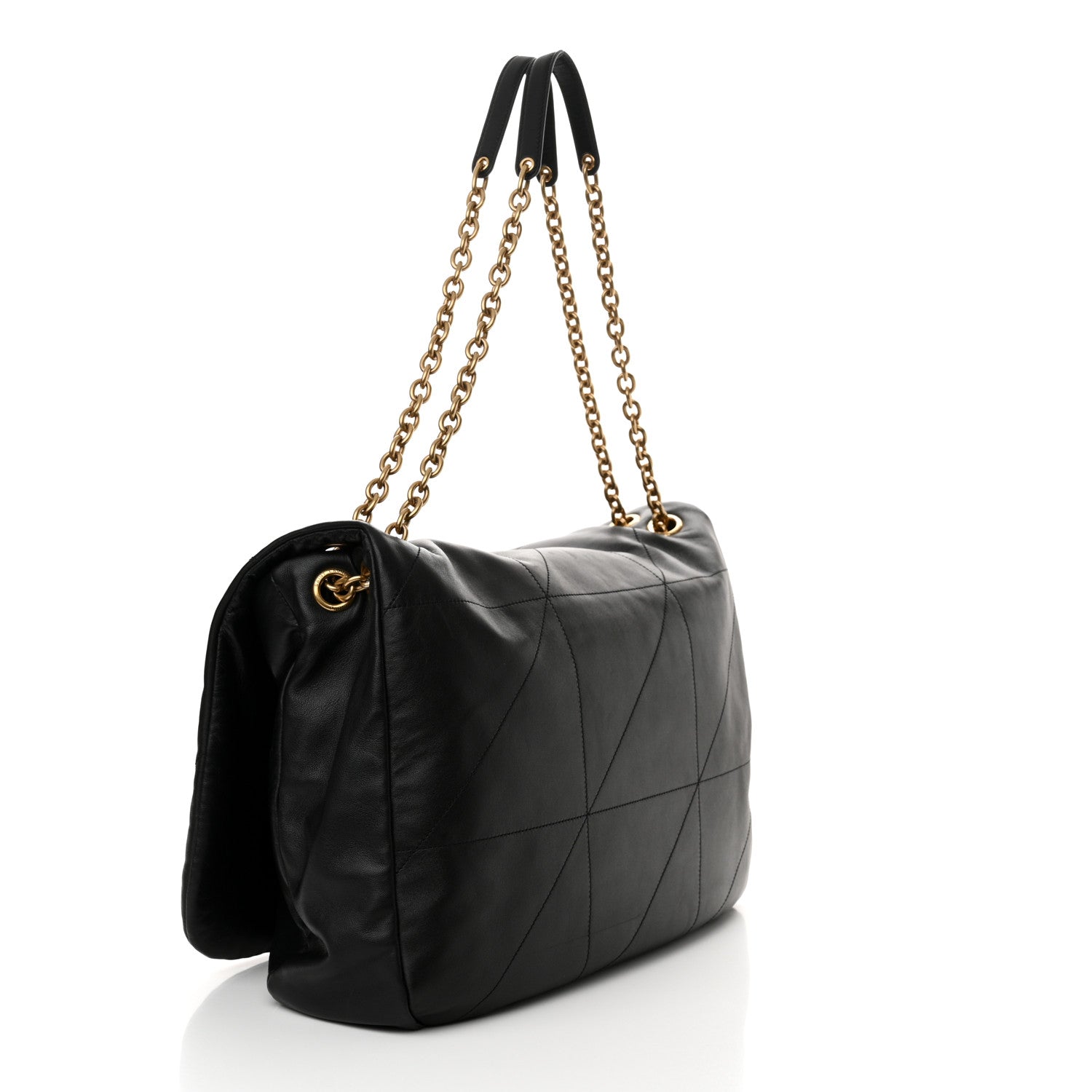 Saint Laurent Lambskin Matelasse Monogram Large Jamie 4.3 Black 3 of 10
