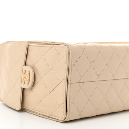 Chanel Caviar Quilted Small Chanel 25 Handbag Beige 9 of 10
