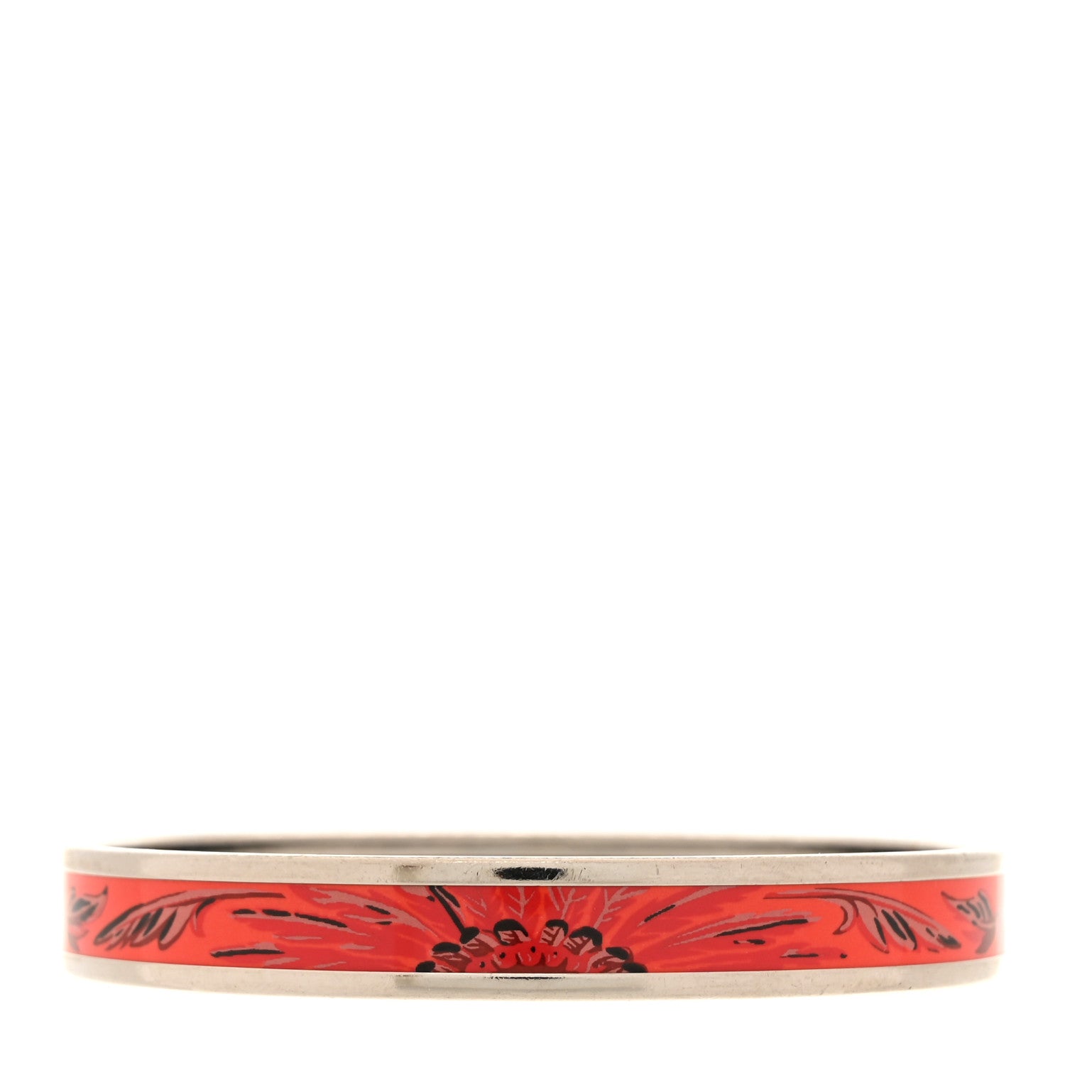 Hermes Enamel Printed Brazil Narrow Bracelet 60 Monorouge 1 of 10
