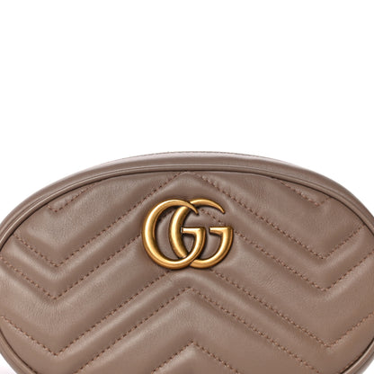 Gucci Calfskin Matelasse GG Marmont Belt Bag 85 34 Porcelain Rose 9 of 11