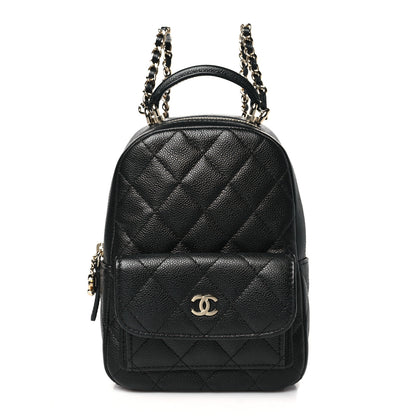 Chanel Caviar Quilted CC Mini Classic Backpack Black 1 of 10