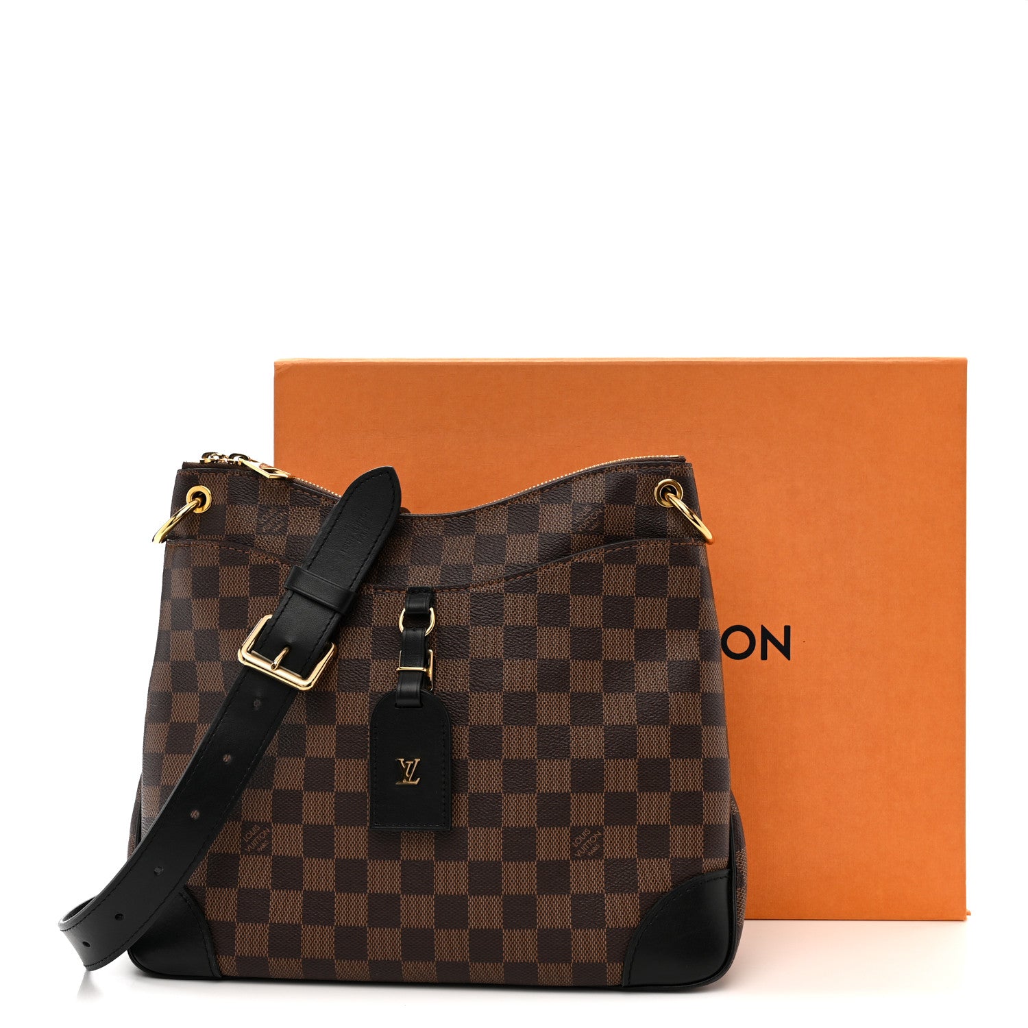 Louis Vuitton Damier Ebene Odeon MM Black 10 of 10