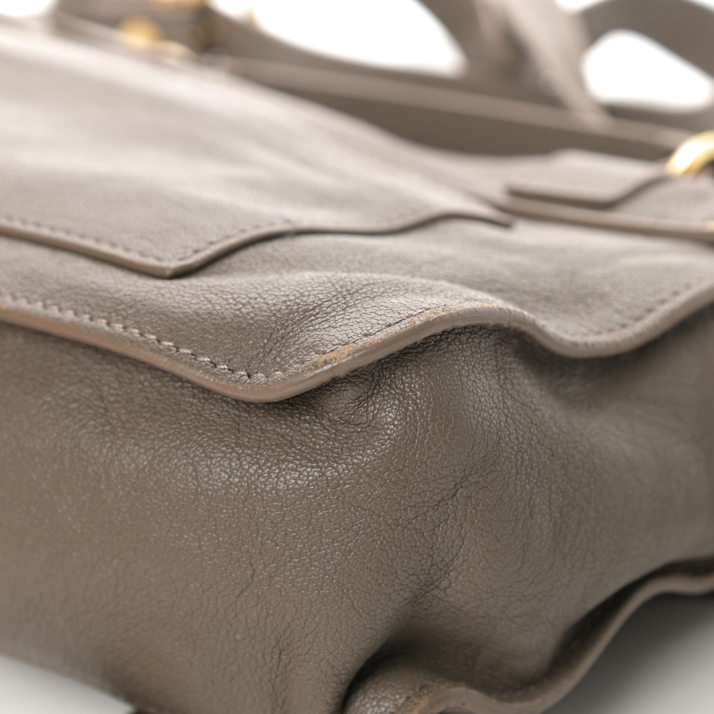 Lambskin Tiny PS1 Satchel Smoke