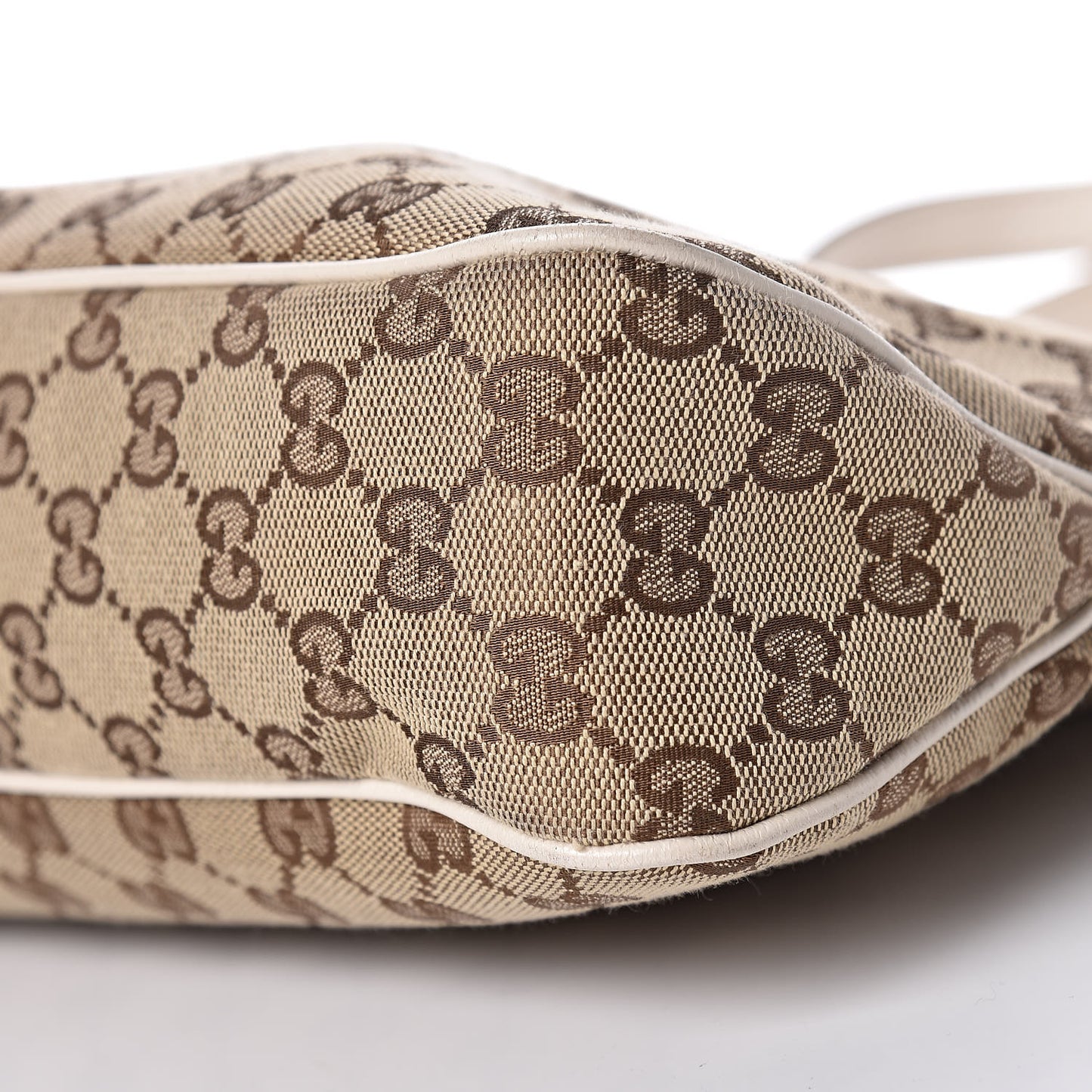 Monogram Medium Charmy Shoulder Bag Off White
