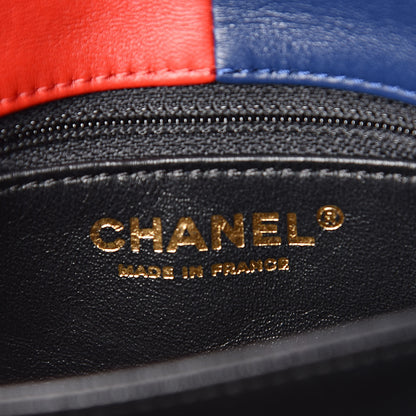 Chanel Lambskin Quilted Yin Yang Flap Red White Blue Black 6 of 11