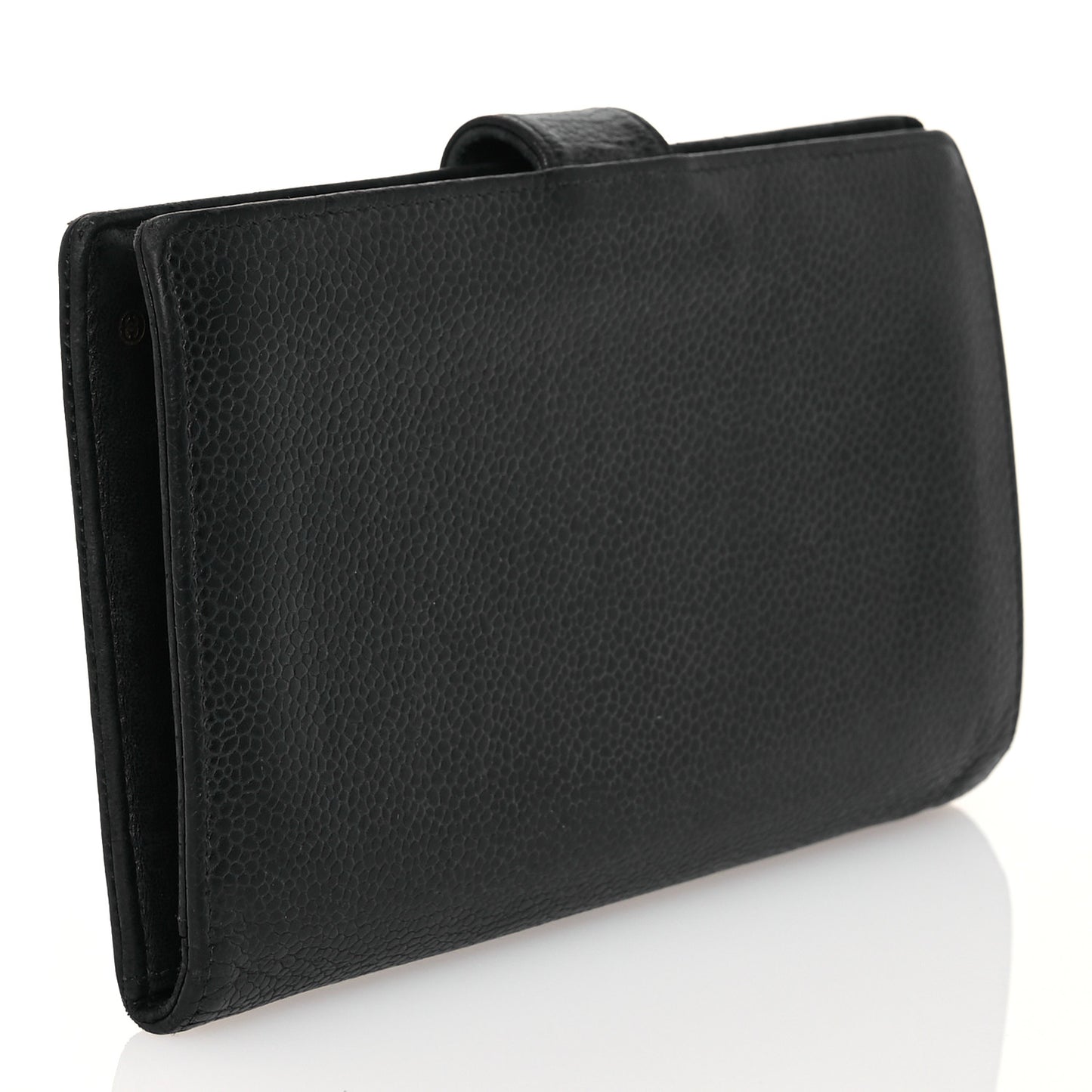 Caviar Timeless CC French Wallet Black