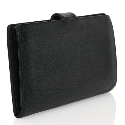 Chanel Caviar Timeless CC French Wallet Black 3 of 15