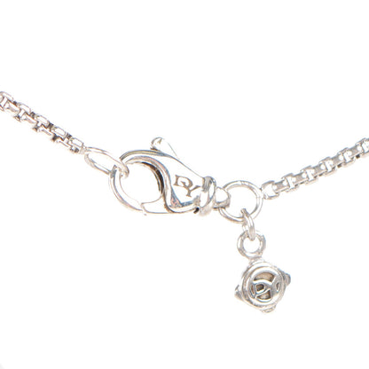 David Yurman Sterling Silver Diamond Pave 29mm Crossover Cross Necklace 4 of 6