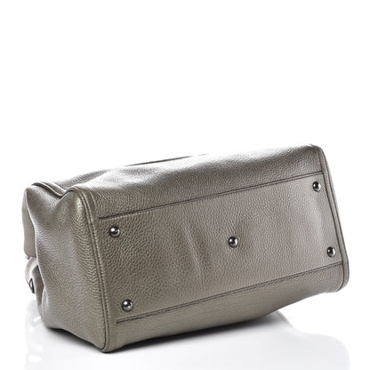 Gucci Metallic Pebbled Calfskin Medium Soho Shoulder Bag Sasso 4 of 15