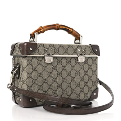 Gucci GG Supreme Monogram Globe-Trotter Beauty Case Brown 3 of 11