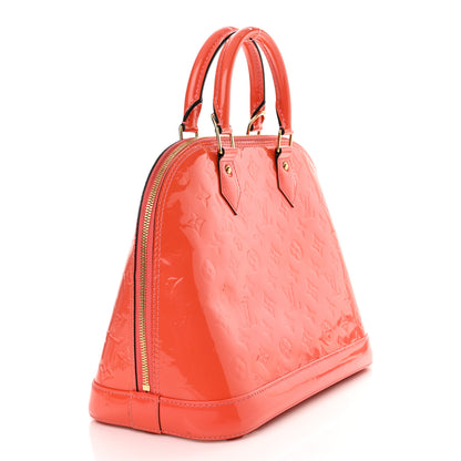 Louis Vuitton Vernis Alma PM Rose Litchi 3 of 15