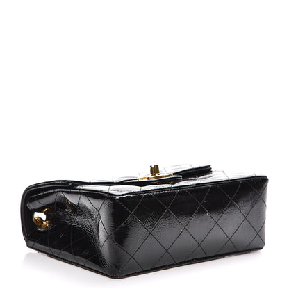 Chanel Patent Calfskin Quilted Mini Square Flap Black 4 of 11