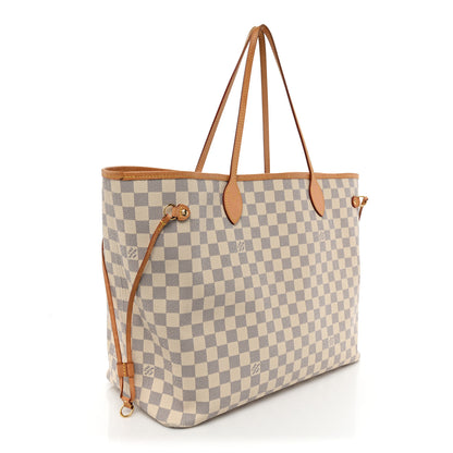 Louis Vuitton Damier Azur Neo Neverfull GM Rose Ballerine 4 of 18