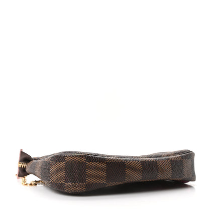 Louis Vuitton Damier Ebene 2020 Christmas Animation Big Wheel Mini Pochette Accessories Rose Ballerine 3 of 10