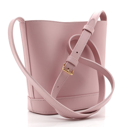 Celine Smooth Calfskin Mini Cuir Triomphe Bucket Bag Light Pink 2 of 9