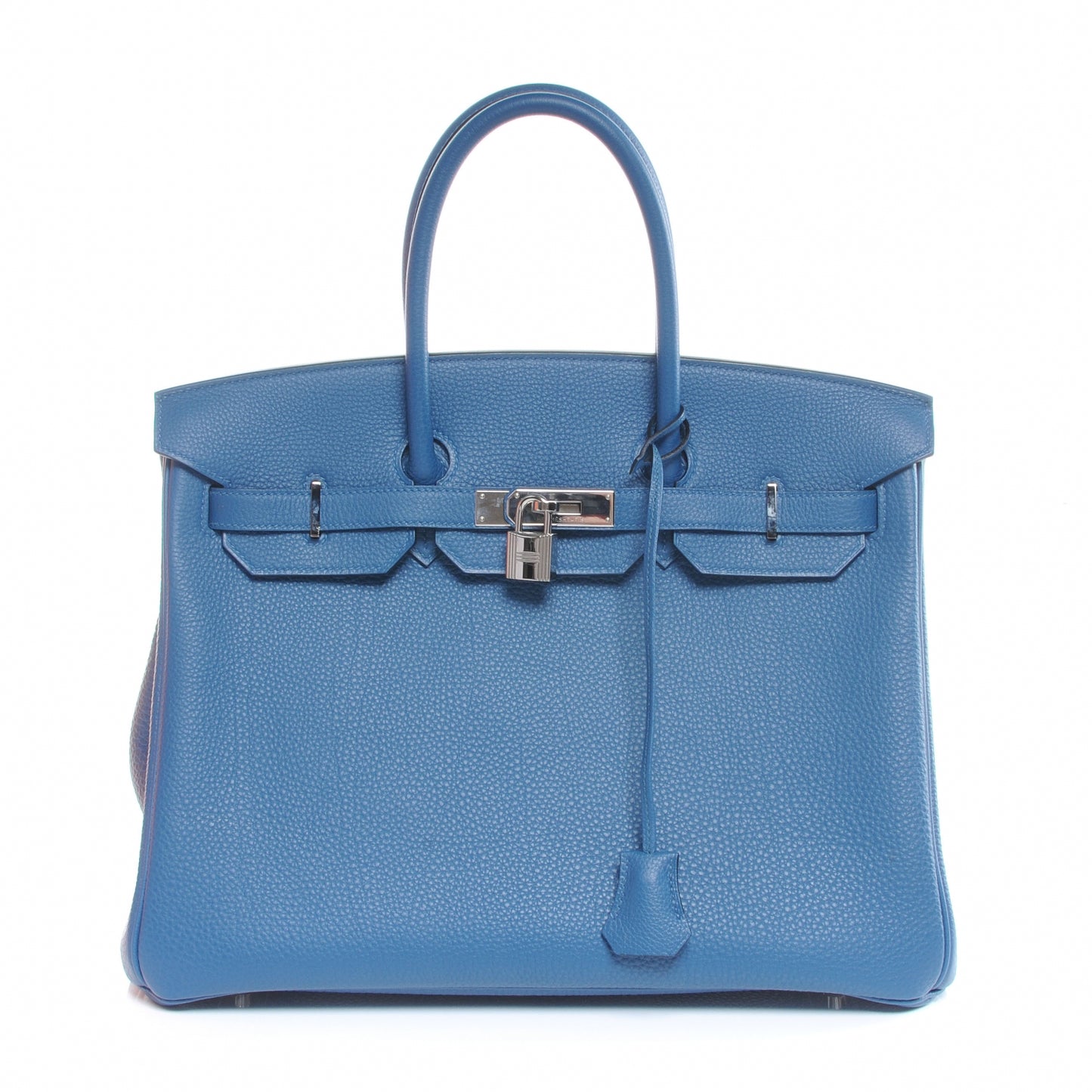 Togo Birkin 35 Bleu de Galice