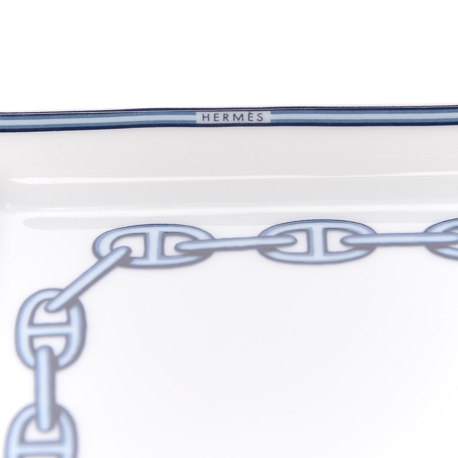 Hermes Porcelain Chaine d'Ancre Sushi Plate 5 of 6