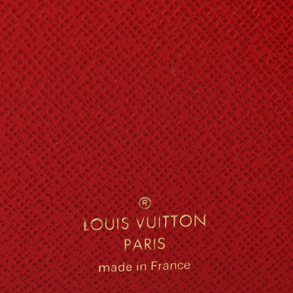 Louis Vuitton Damier Ebene Victorine Wallet Red 6 of 9