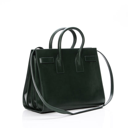 Saint Laurent Calfskin Small Sac De Jour Dark Green 3 of 8