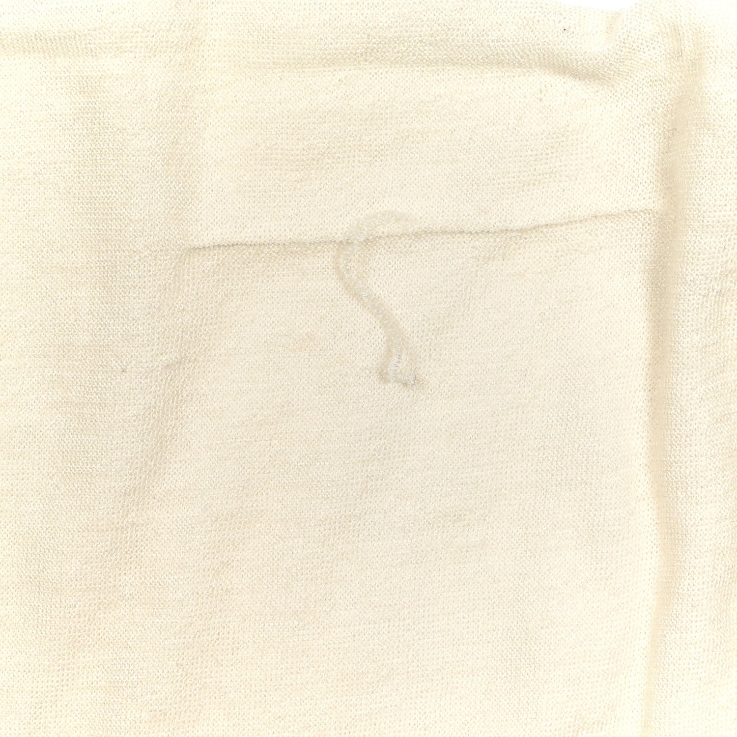 Chanel Cashmere Silk CC Scarf White Black 3 of 4