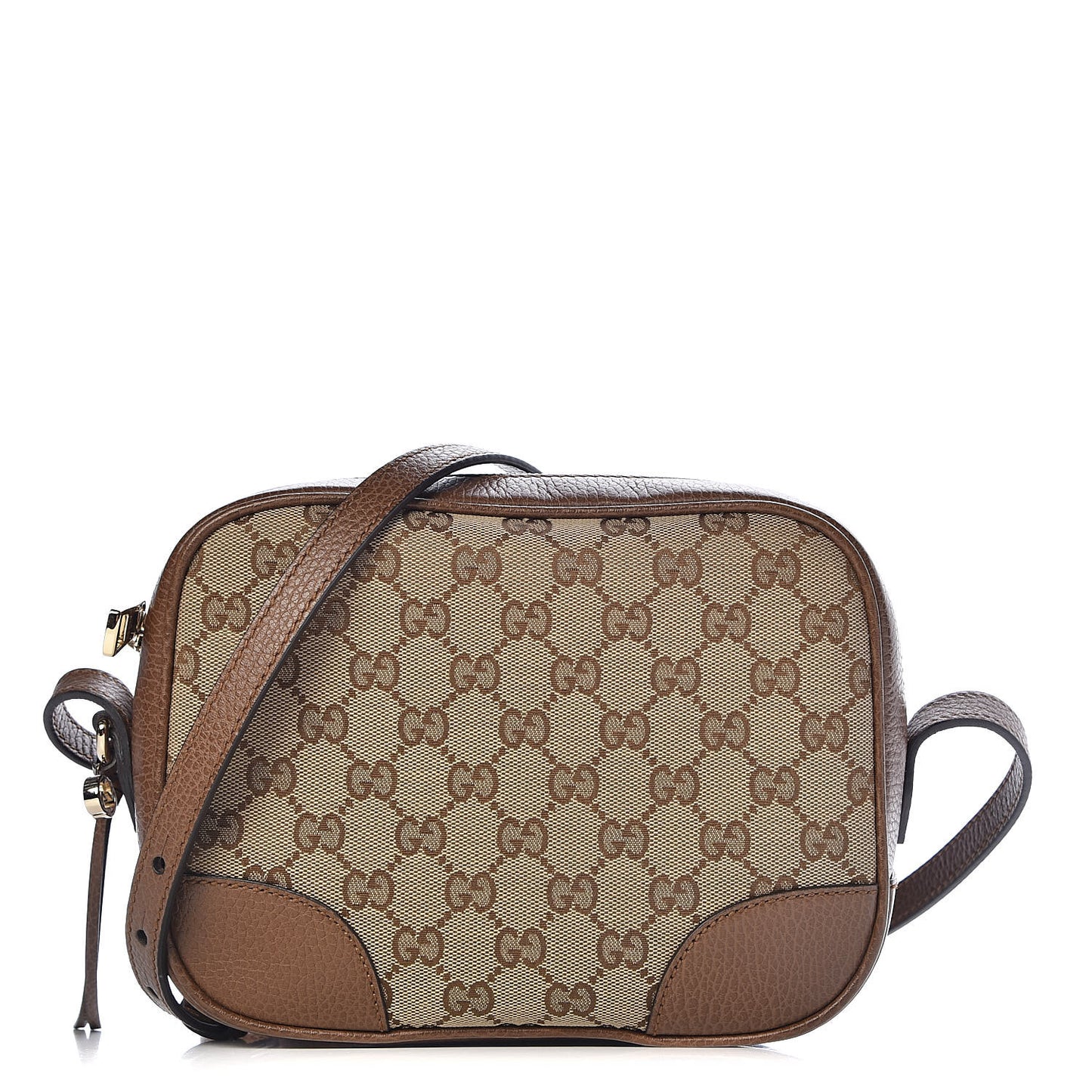 Monogram Mini Bree Messenger Bag Beige Tabacco