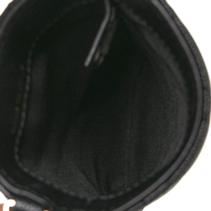 Chanel Caviar Quilted French New Wave Phone Holder With Chain Black 5 of 11