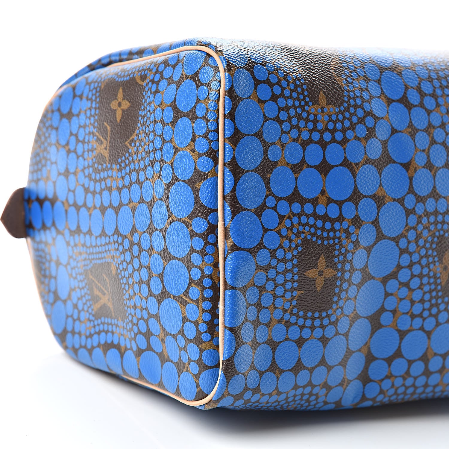 Louis Vuitton Monogram Kusama Town Speedy 30 Blue 9 of 14