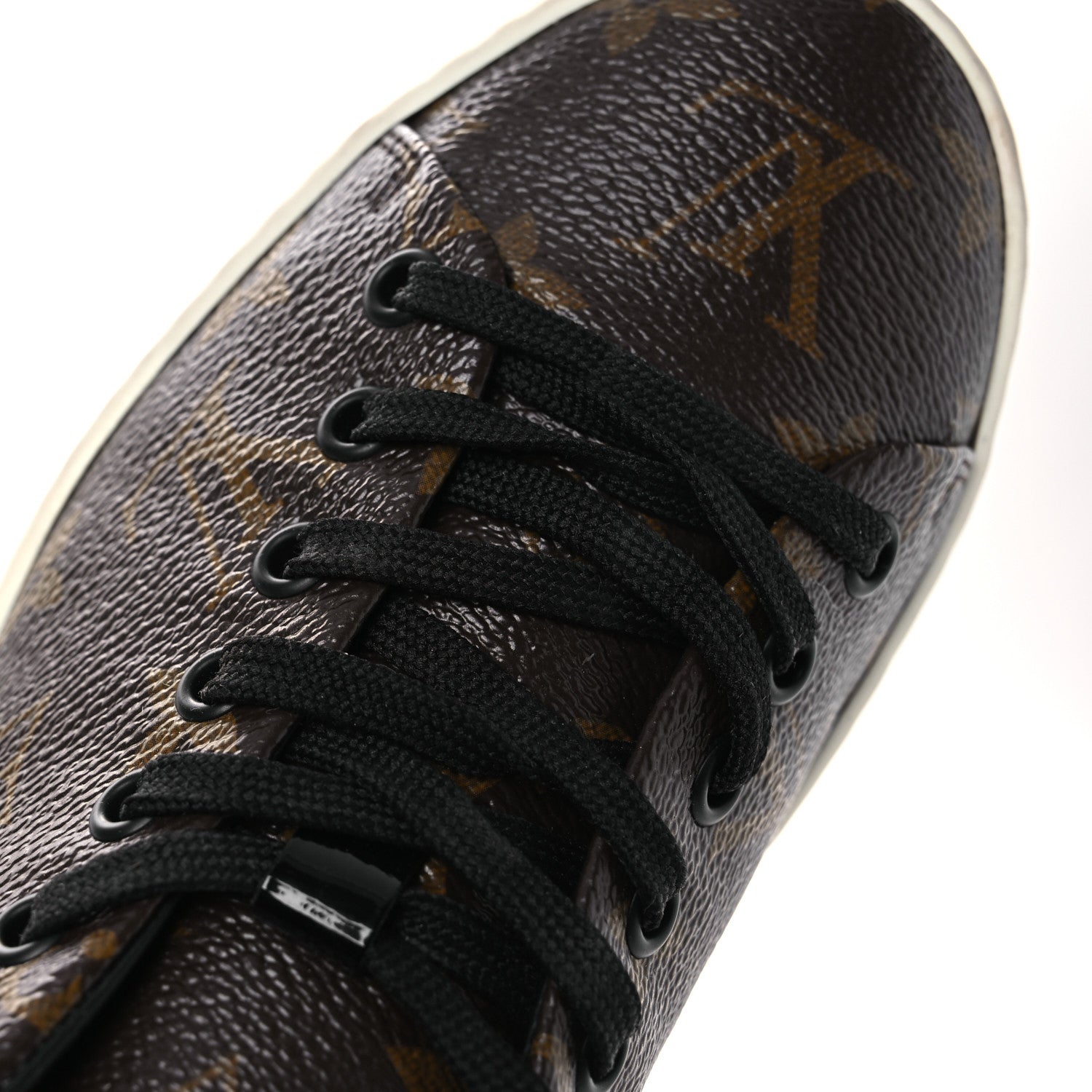 Louis Vuitton Patent Monogram Frontrow Sneakers 38 12 of 13