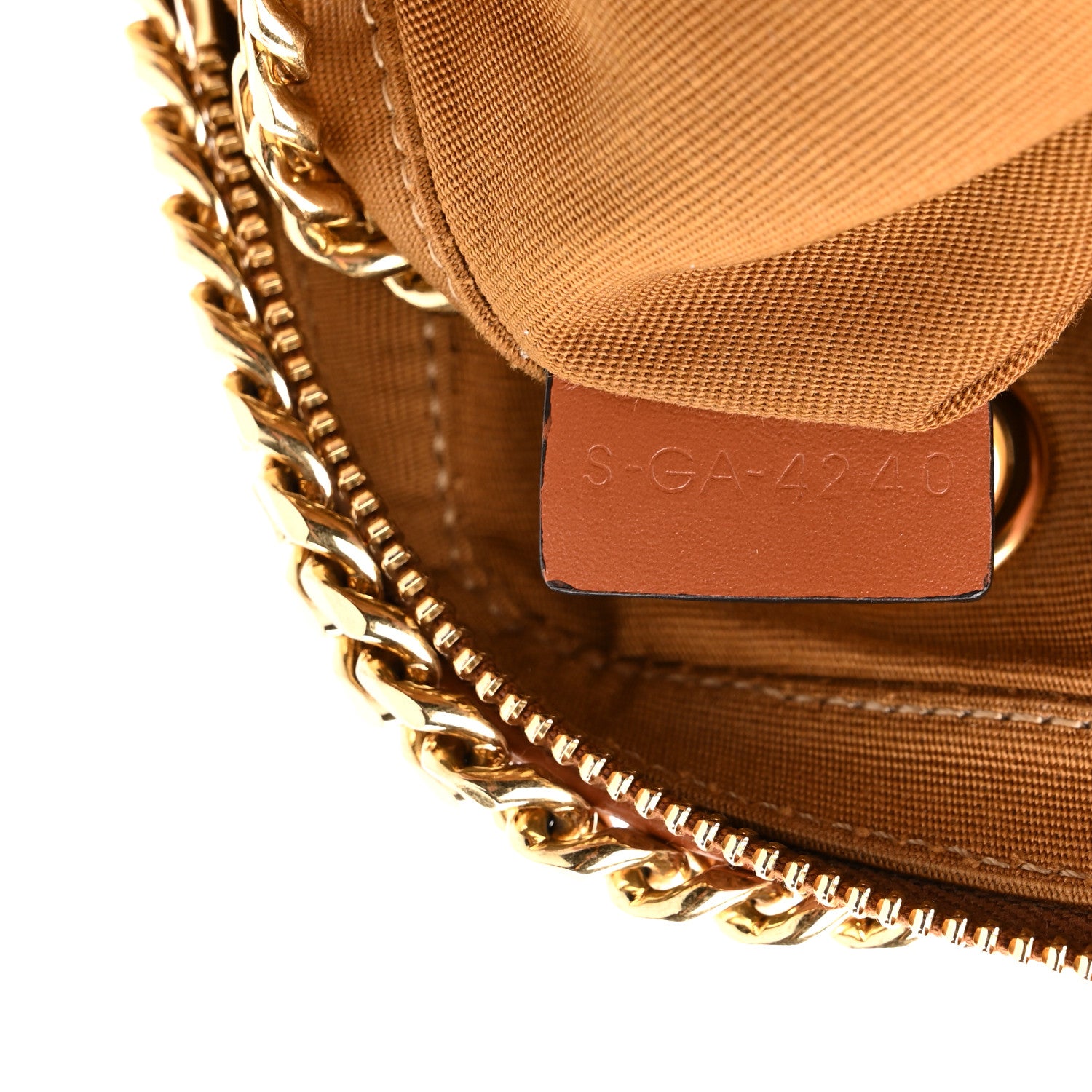 Celine Triomphe Canvas Calfskin Medium Patapans Tan 7 of 11