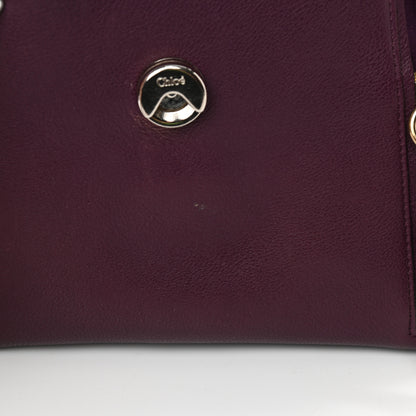 Chloe Calfskin Small Faye Day Shoulder Bag Intense Violine 14 of 17