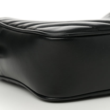 Saint Laurent Calfskin Matelasse Monogram Lou Camera Bag Black 9 of 14