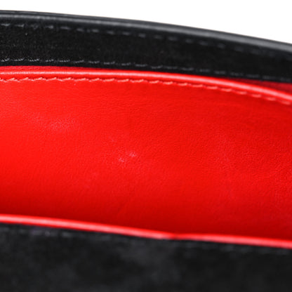 Christian Louboutin Calfskin Spiked Zoompouch Crossbody Black 12 of 13